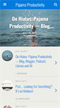 Mobile Screenshot of pajamaproductivity.com